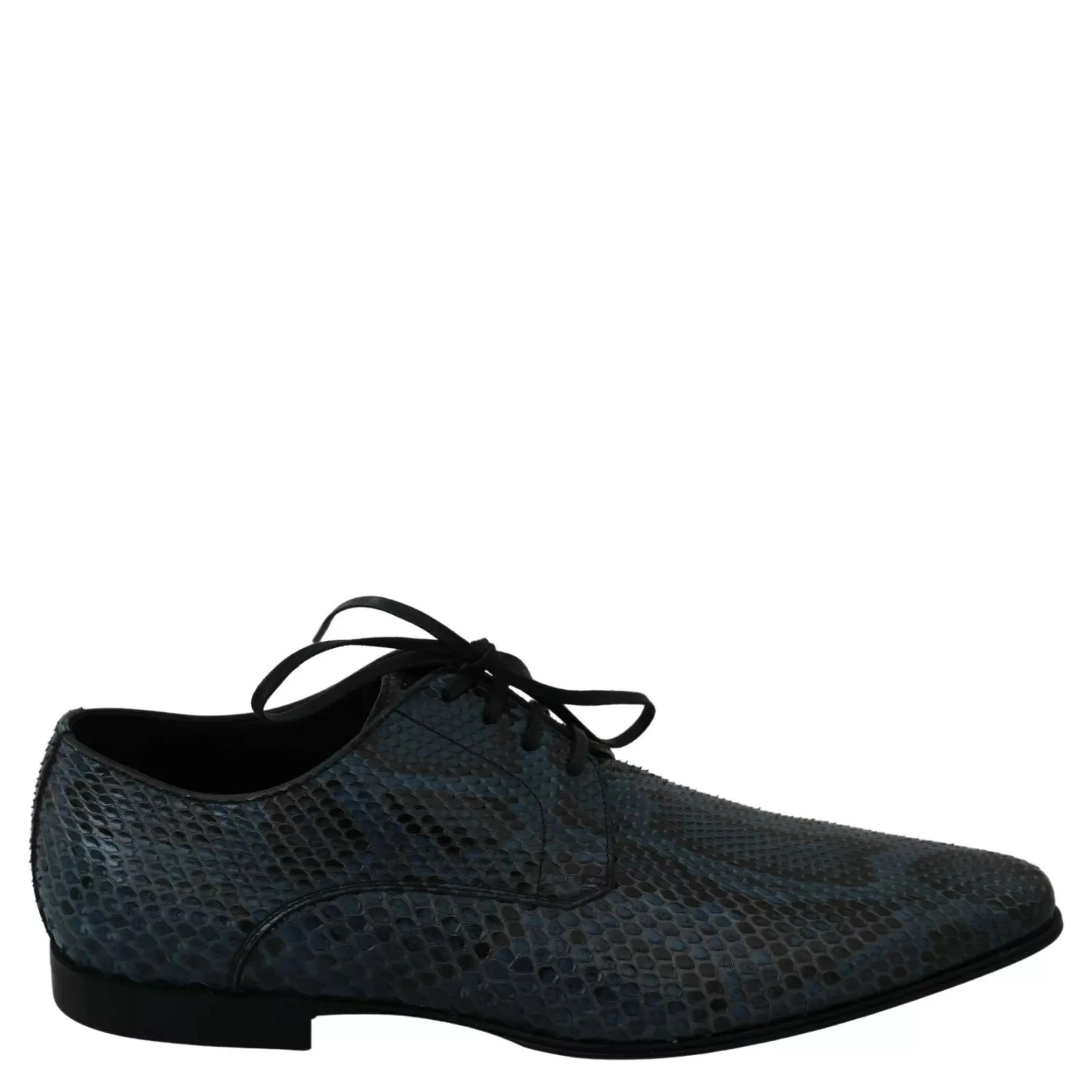 Blue Python Leather Snakeskin Shoes