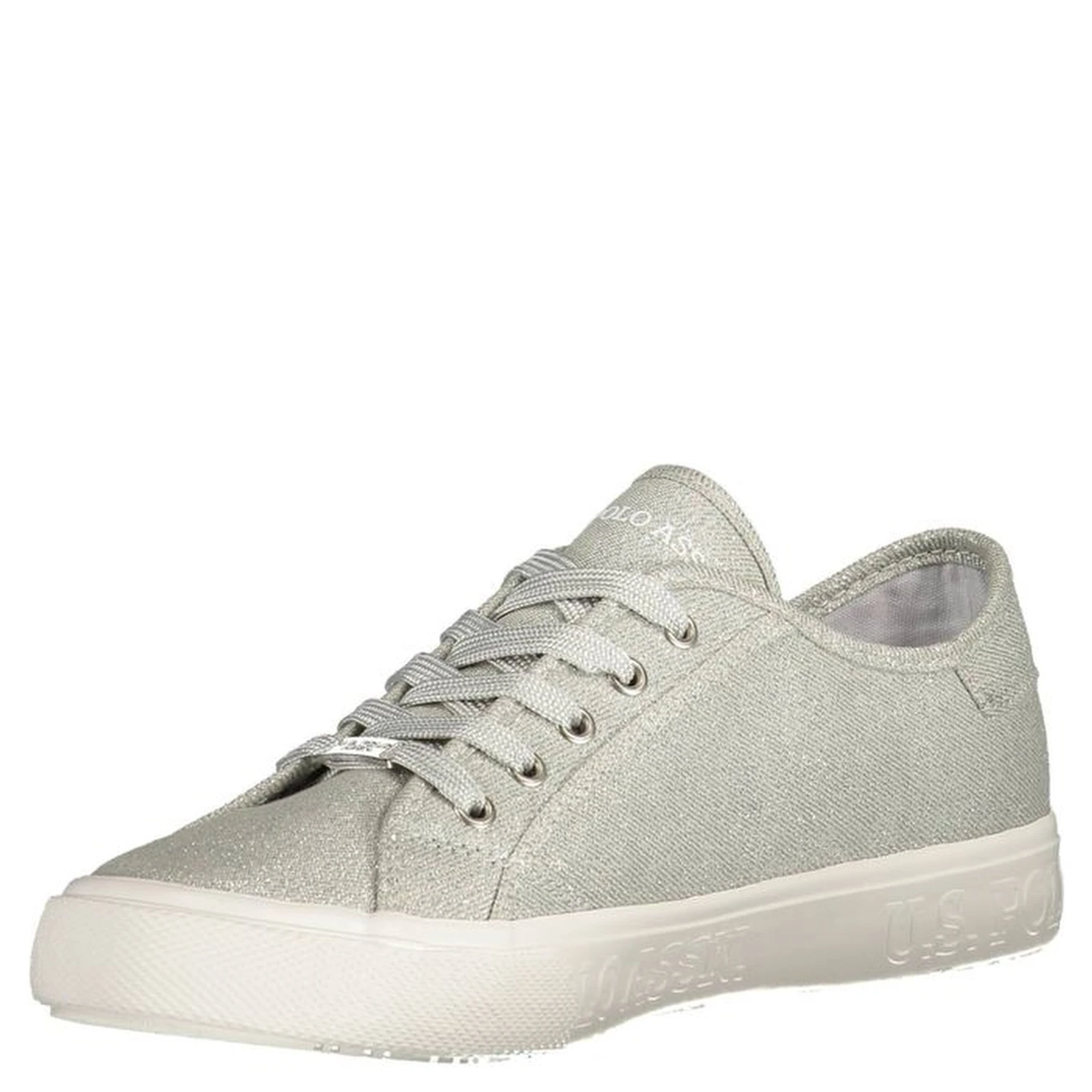 Gray Polyester Sneaker
