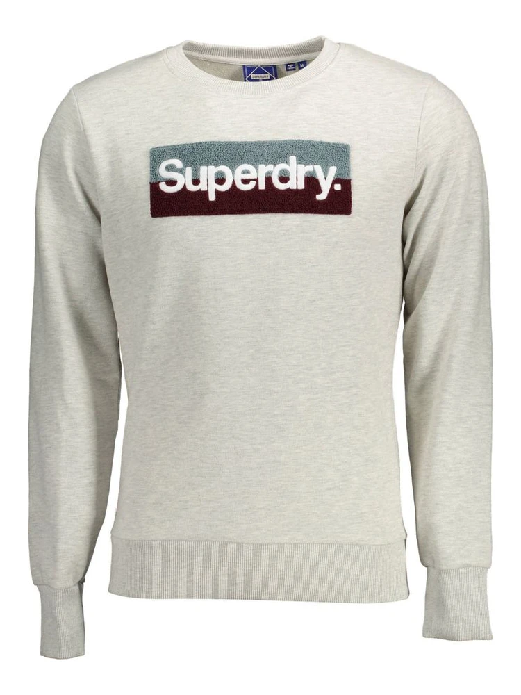 Gray Cotton Men Sweater