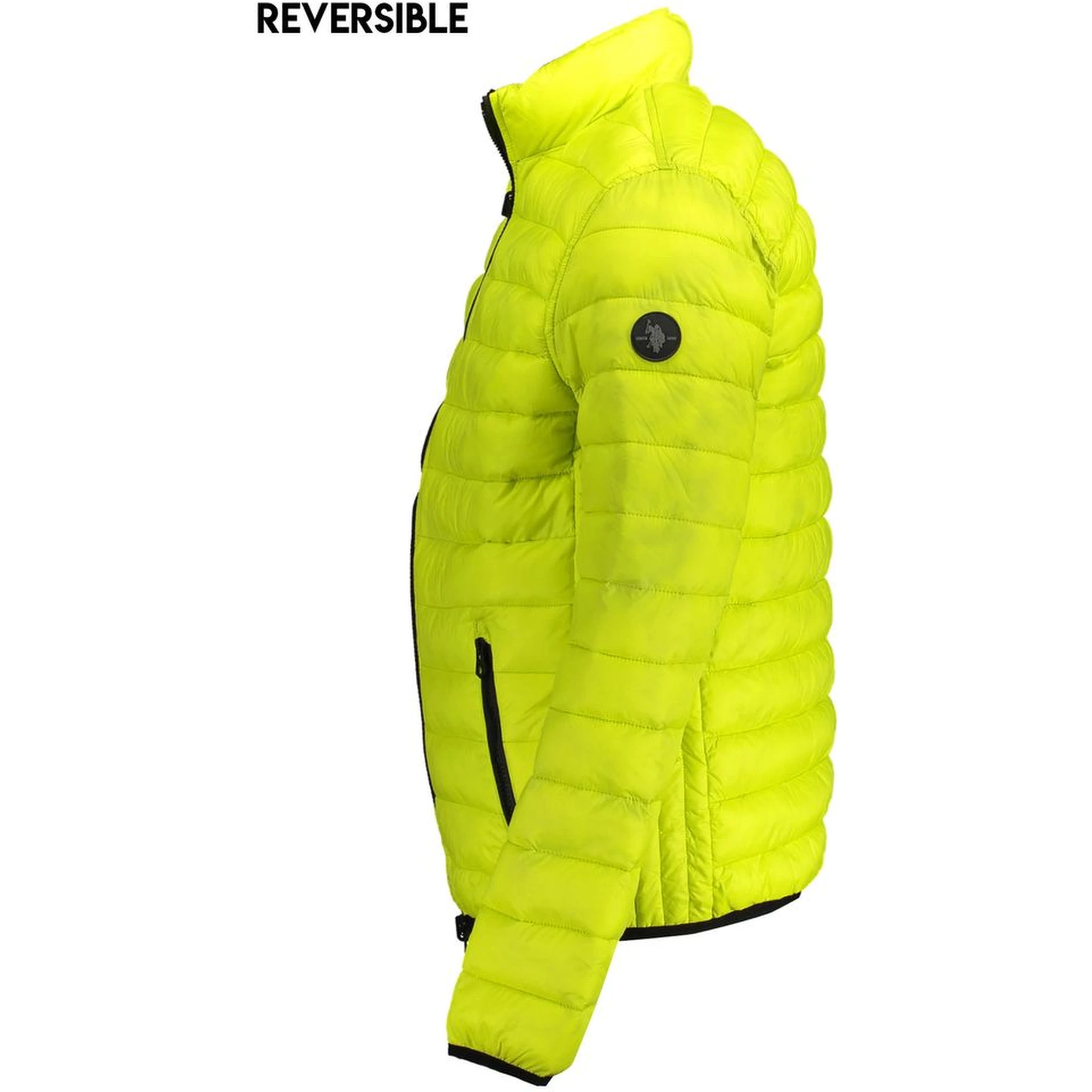Yellow Nylon Jackets & Coat