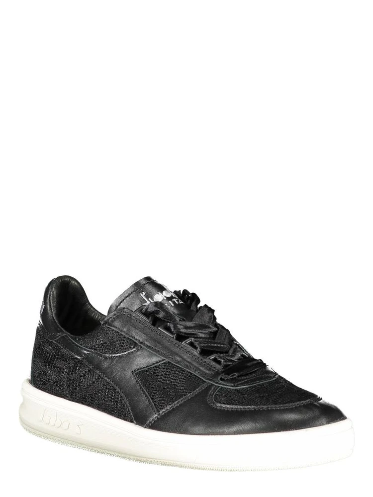 Black Leather Women Sneaker alternative
