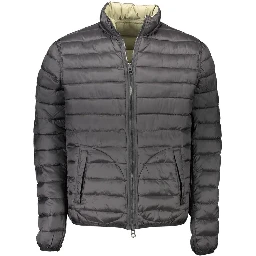 Green Nylon Men Jacket