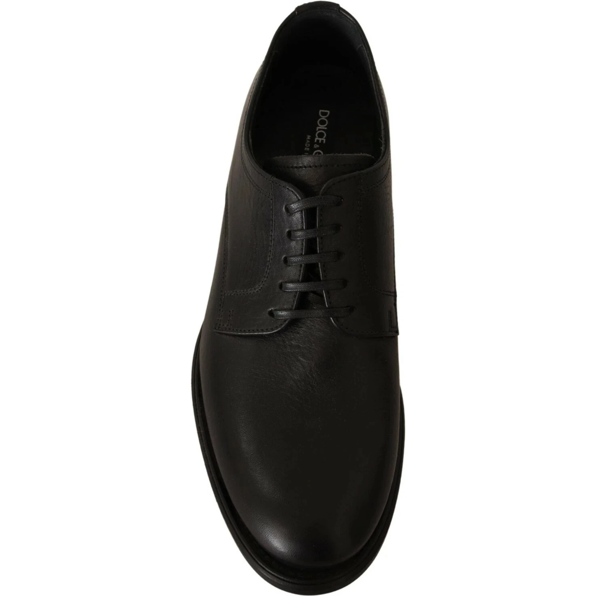 Black Lace Up Leather Men Formal Derby Shoes