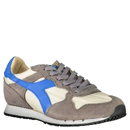 Gray Leather Women Sneaker