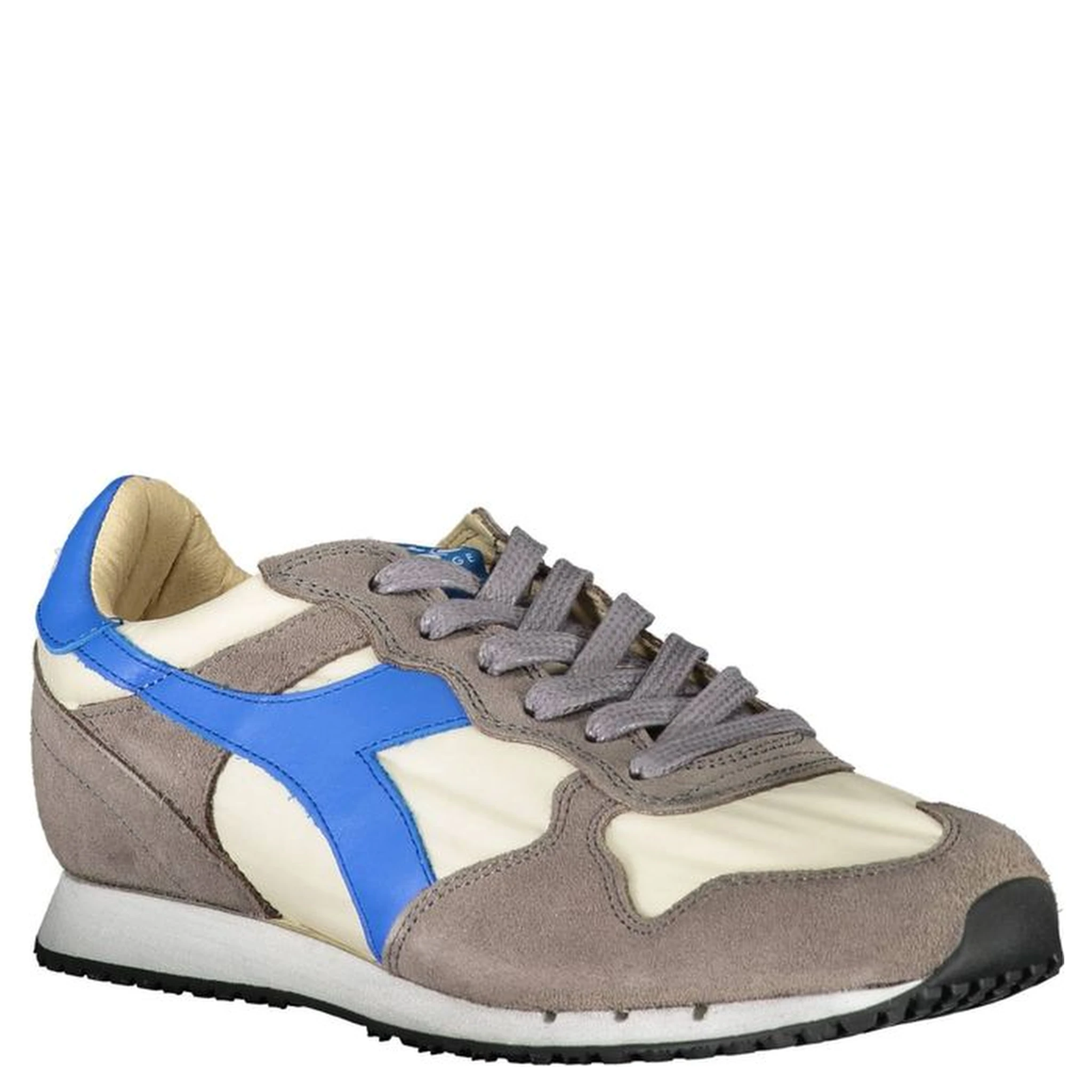 Gray Leather Women Sneaker