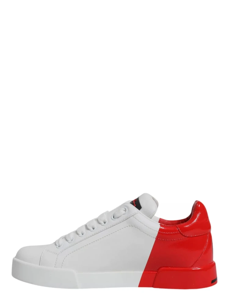 White Red Portofino Low Top Sneakers Shoes alternative