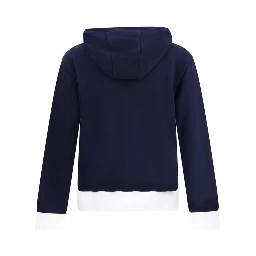 Blue Cotton Sweatshirt