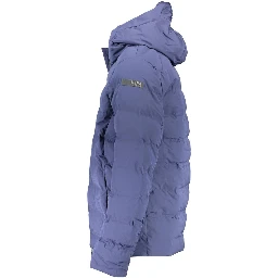 Blue Polyamide Men Jacket