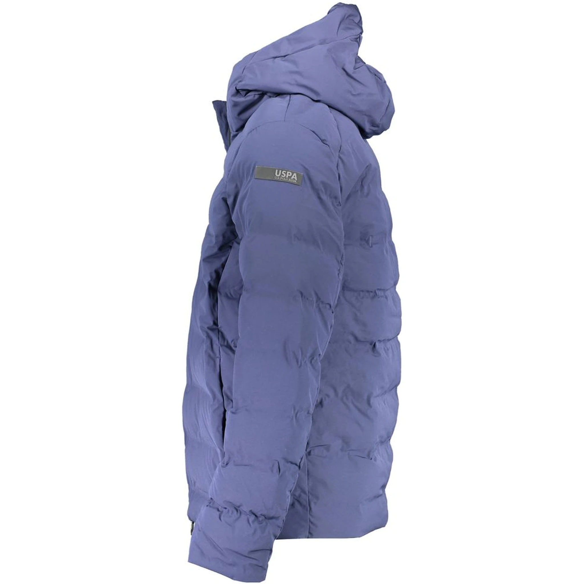 Blue Polyamide Men Jacket