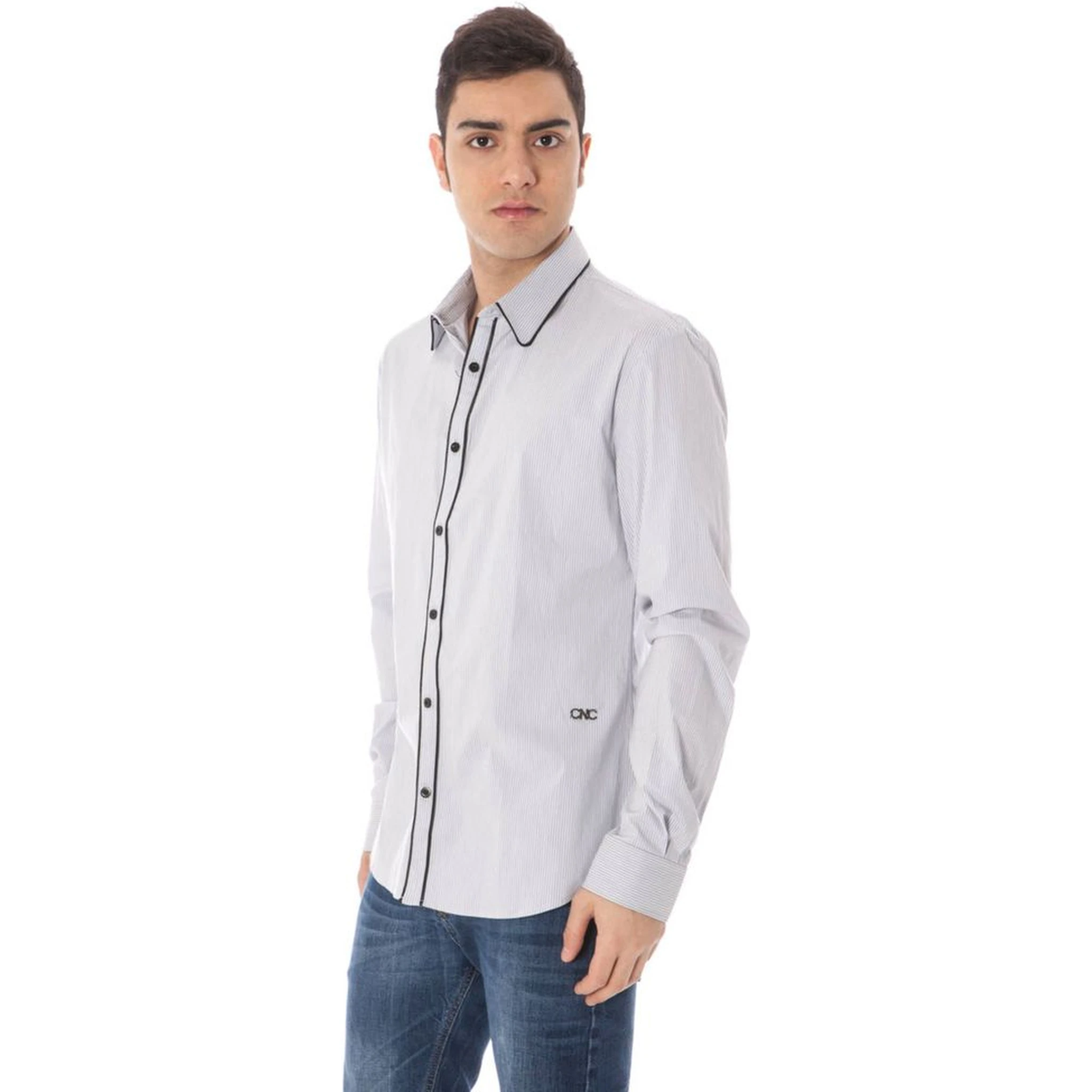 Azzurro Cotton Men Shirt