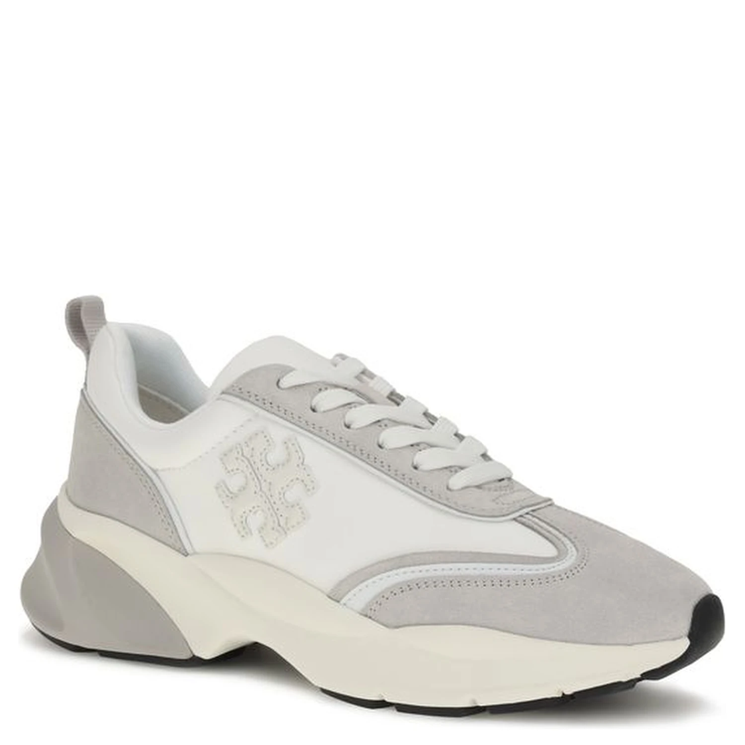 White Rubber Athletic Sneakers