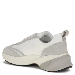 White Rubber Athletic Sneakers