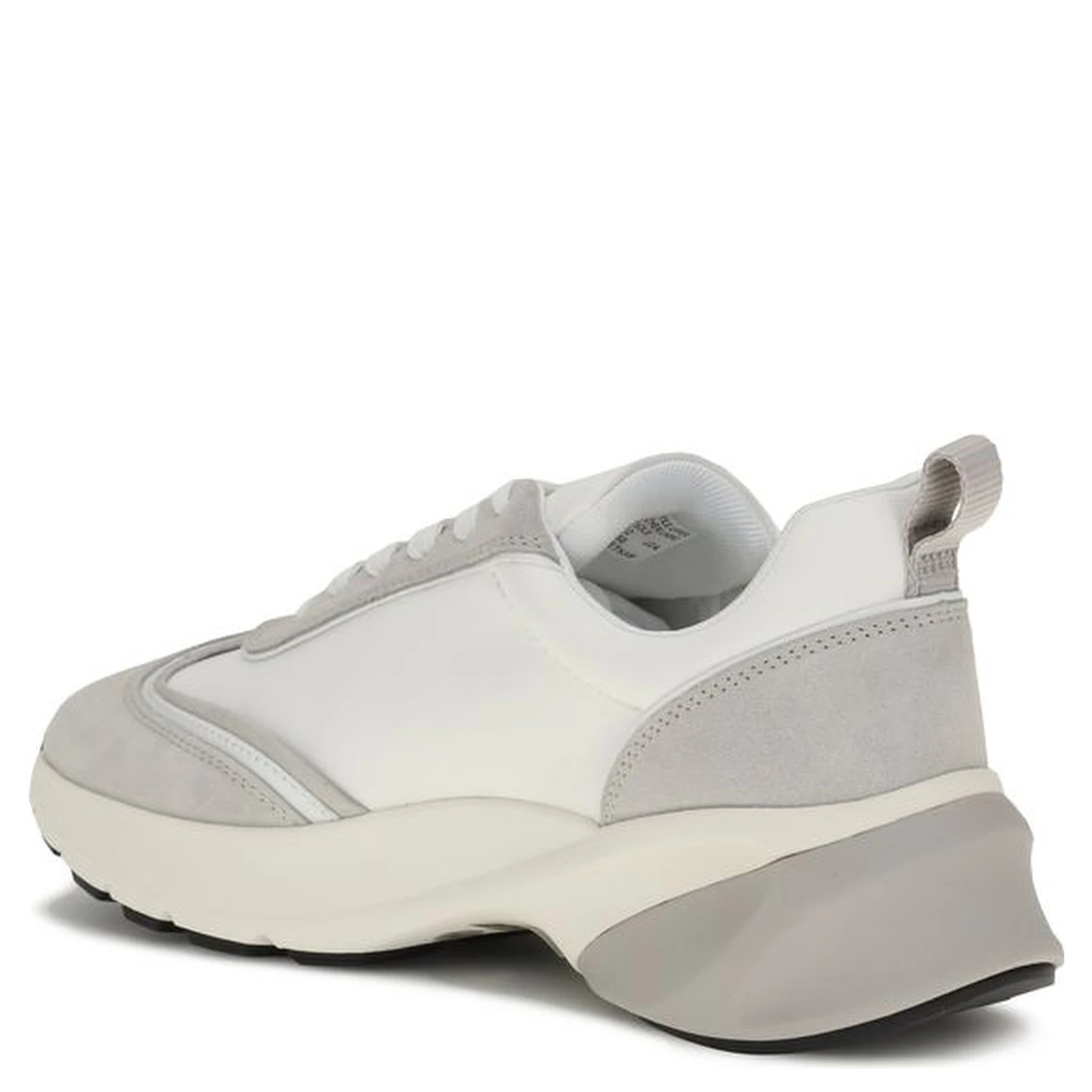 White Rubber Athletic Sneakers