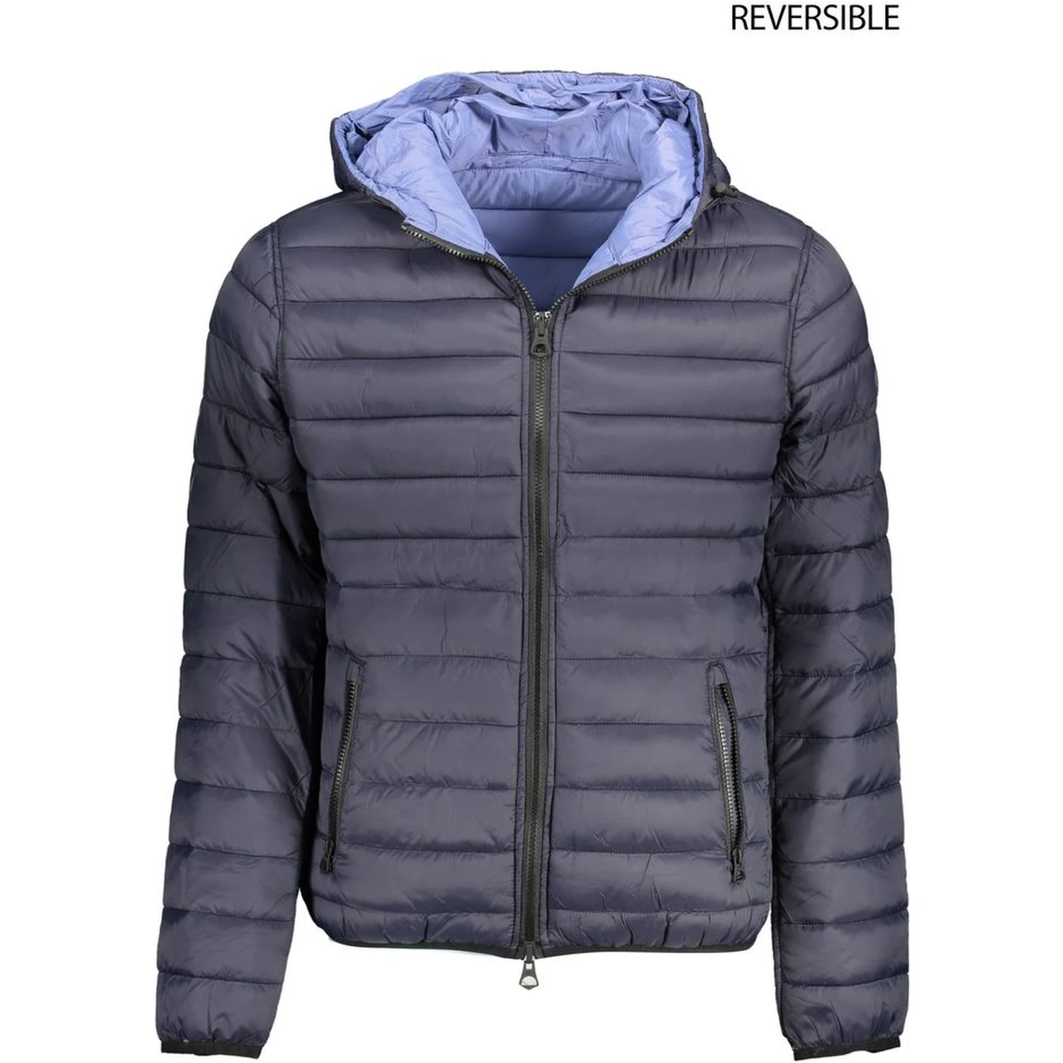 Blue Nylon Jackets & Coat