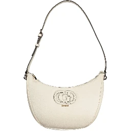 White Polyethylene Women Handbag