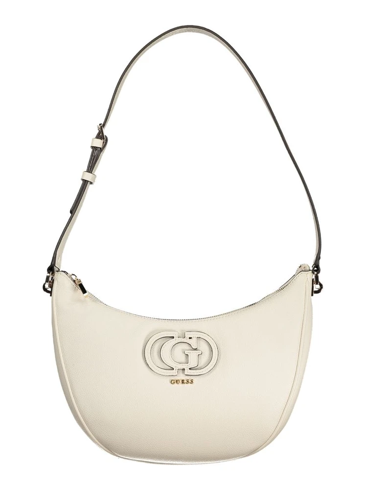 White Polyethylene Women Handbag