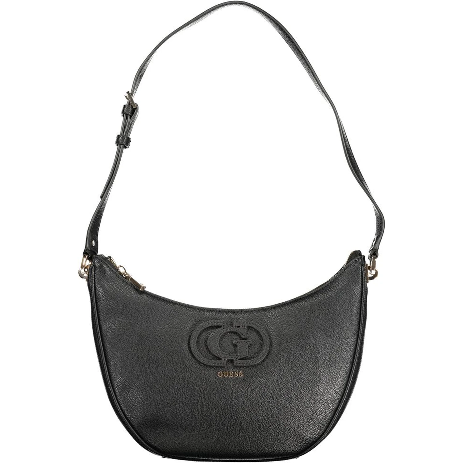 Black Polyethylene Women Handbag