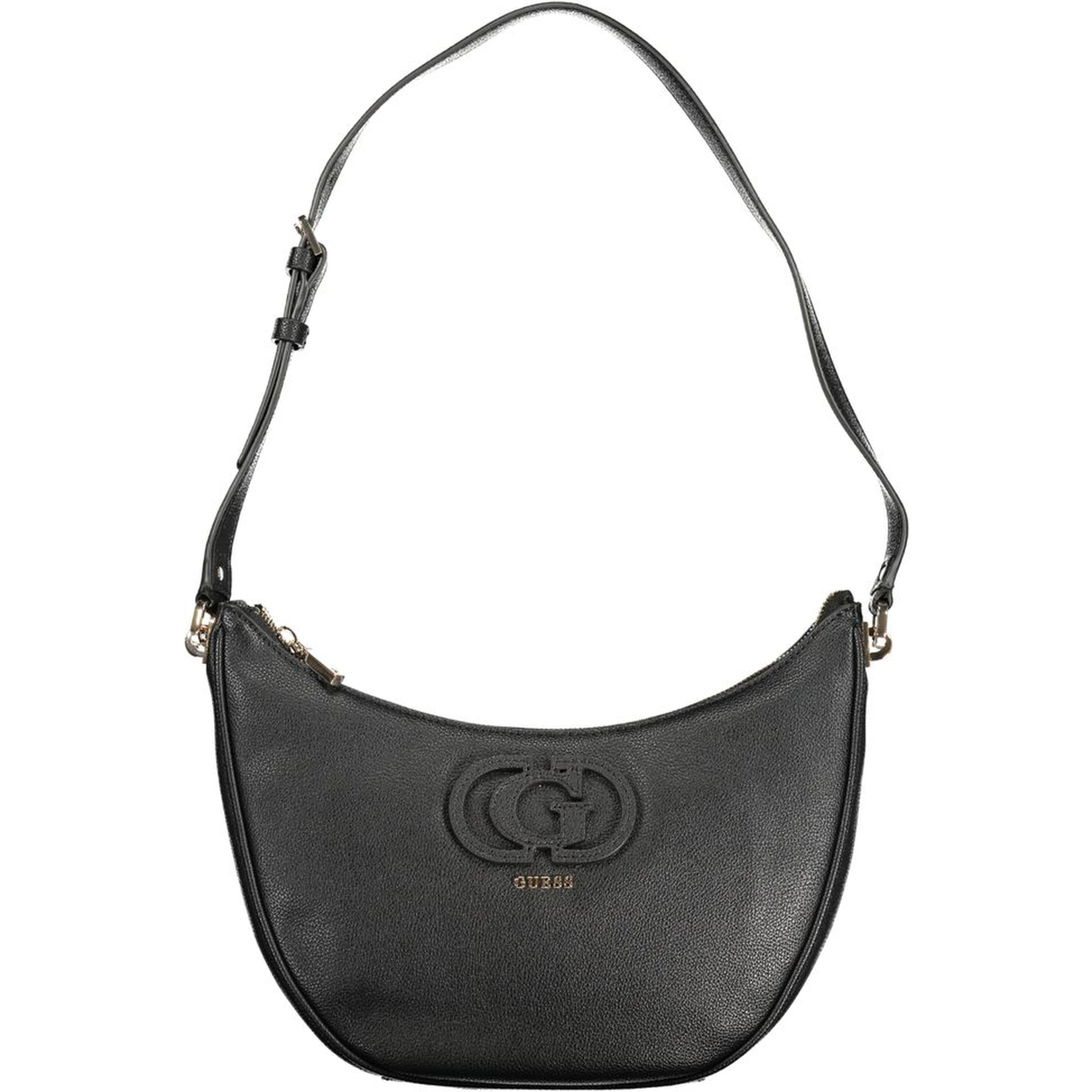 Black Polyethylene Women Handbag