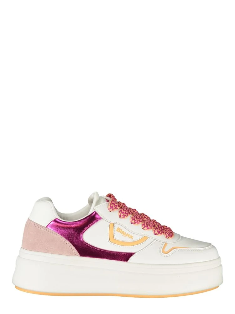 White Leather Women Sneaker
