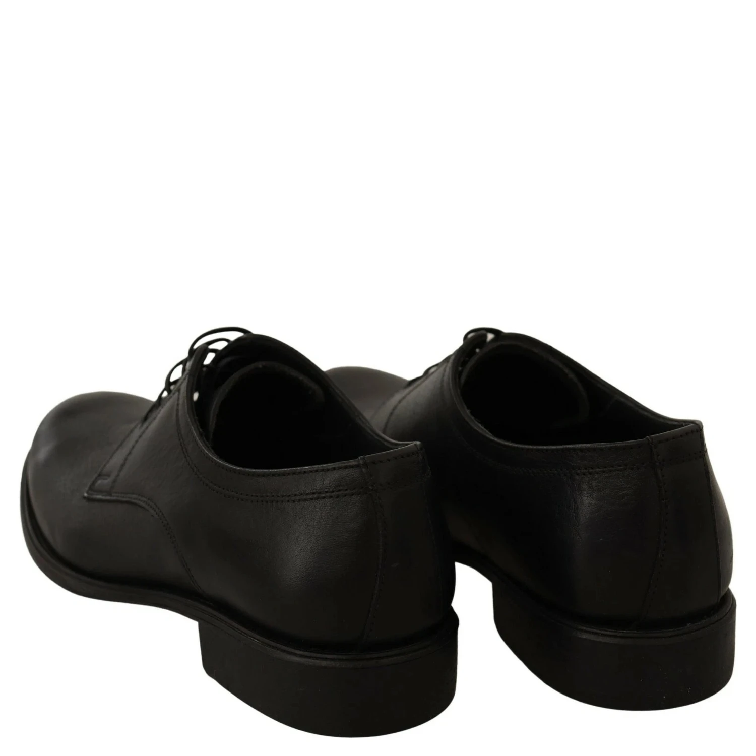 Black Lace Up Leather Men Formal Derby Shoes