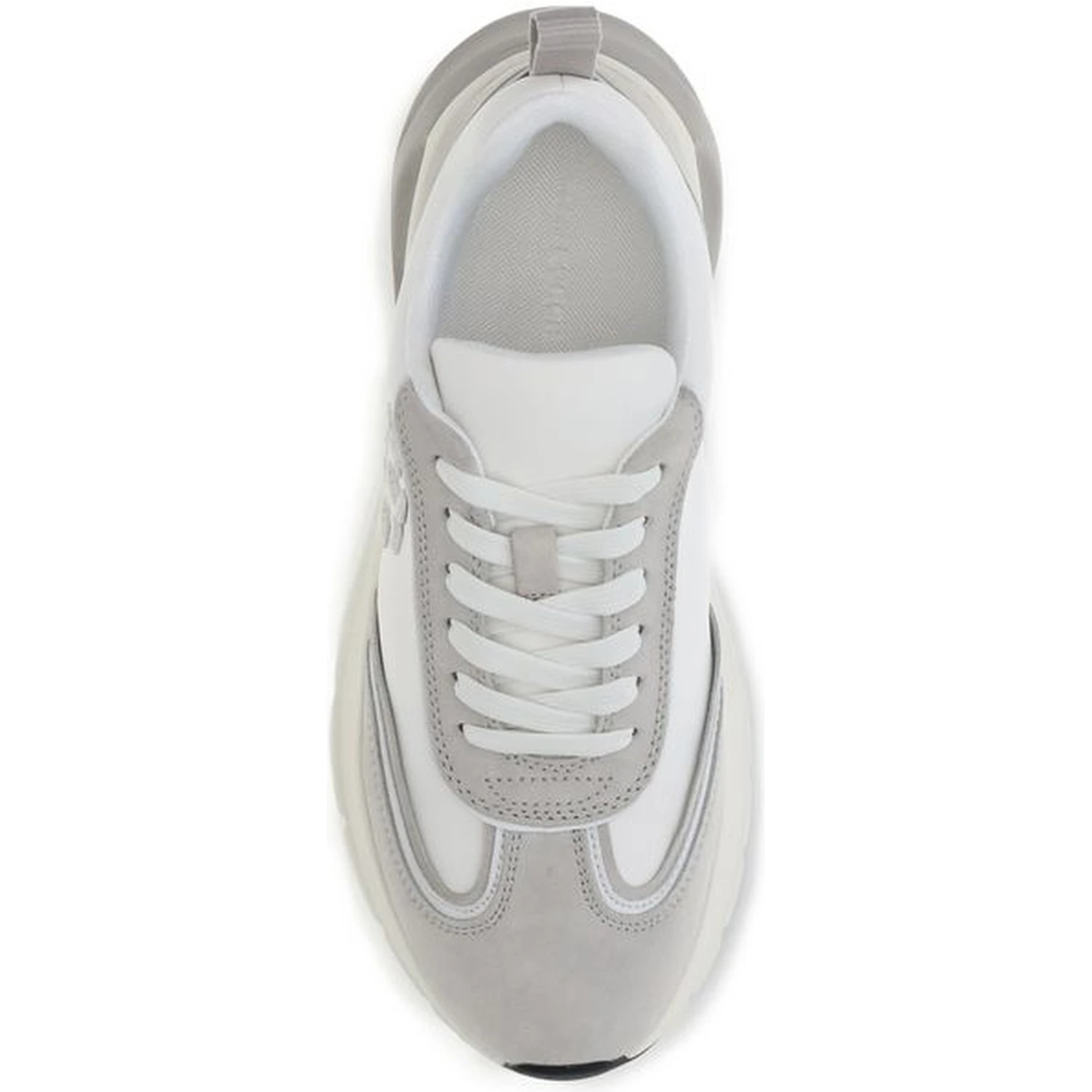 White Rubber Athletic Sneakers