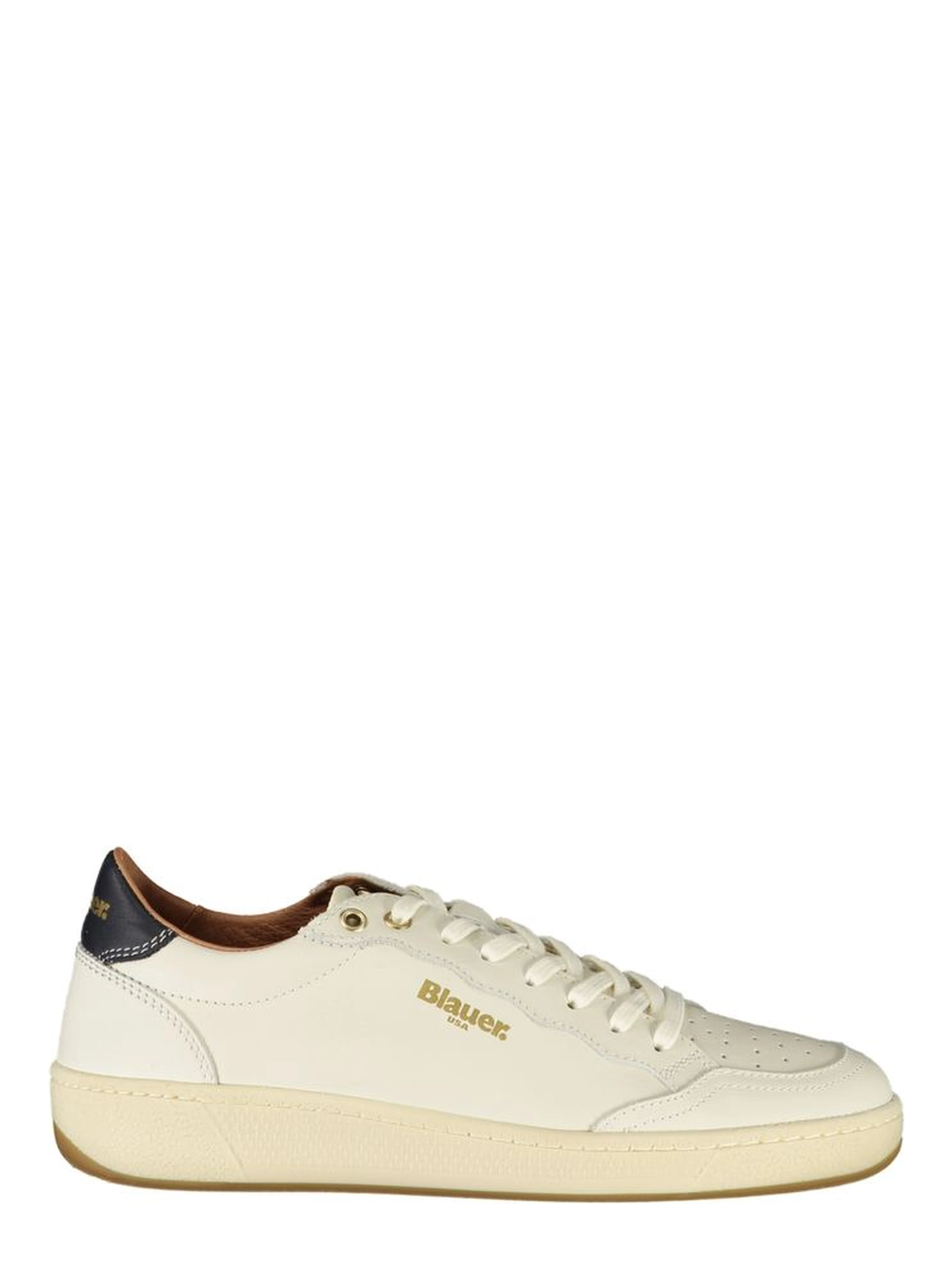 White Leather Women Sneaker