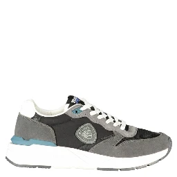 Black Leather Men Sneaker