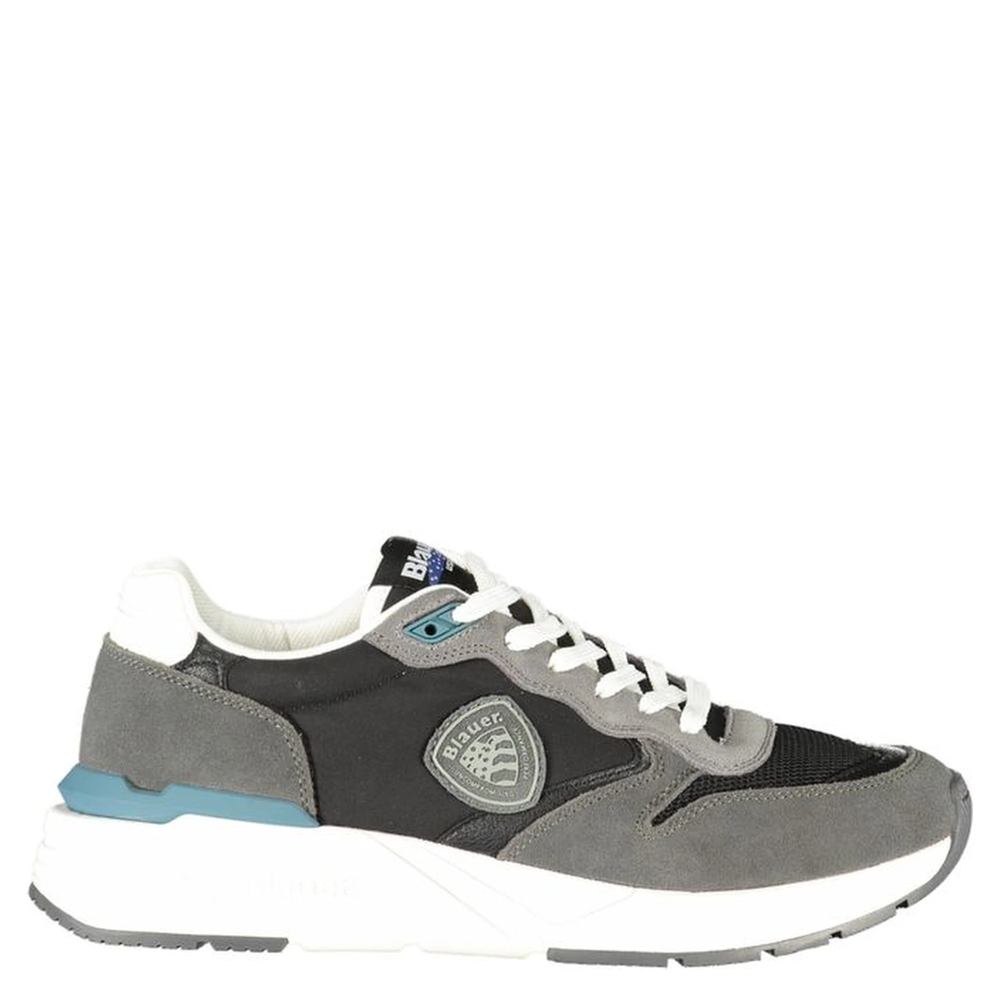 Black Leather Men Sneaker