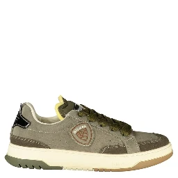 Green Leather Men Sneaker
