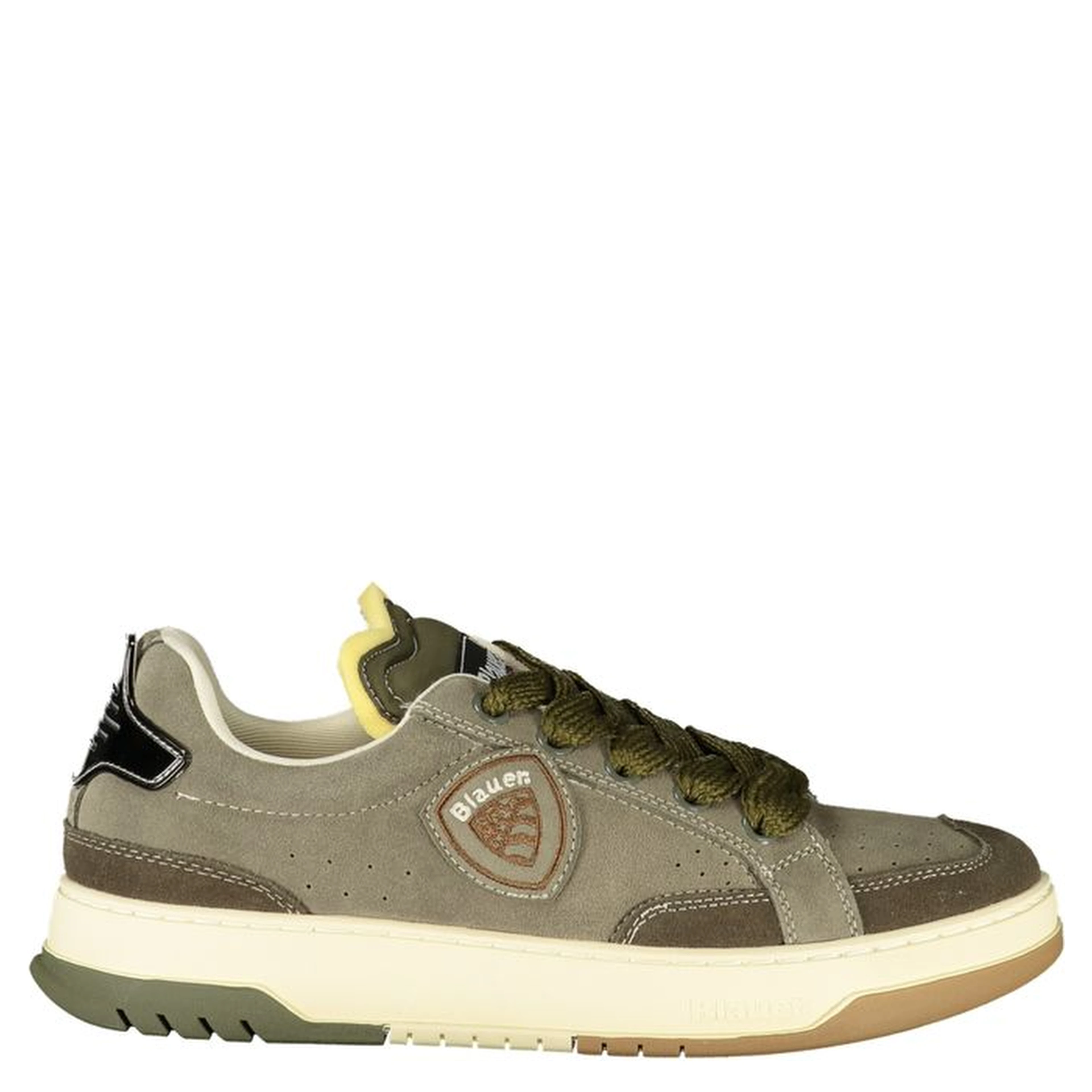 Green Leather Men Sneaker