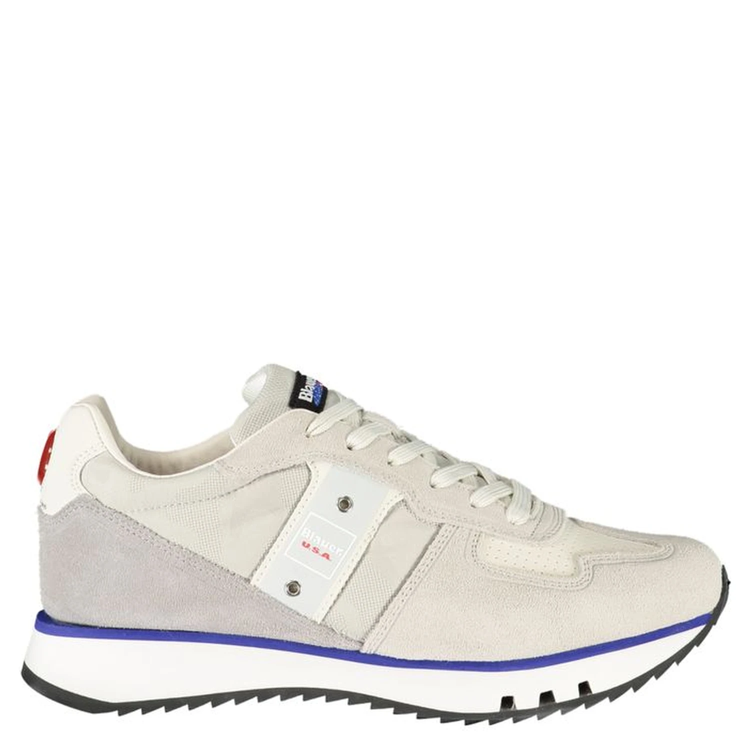 Gray Leather Men Sneaker