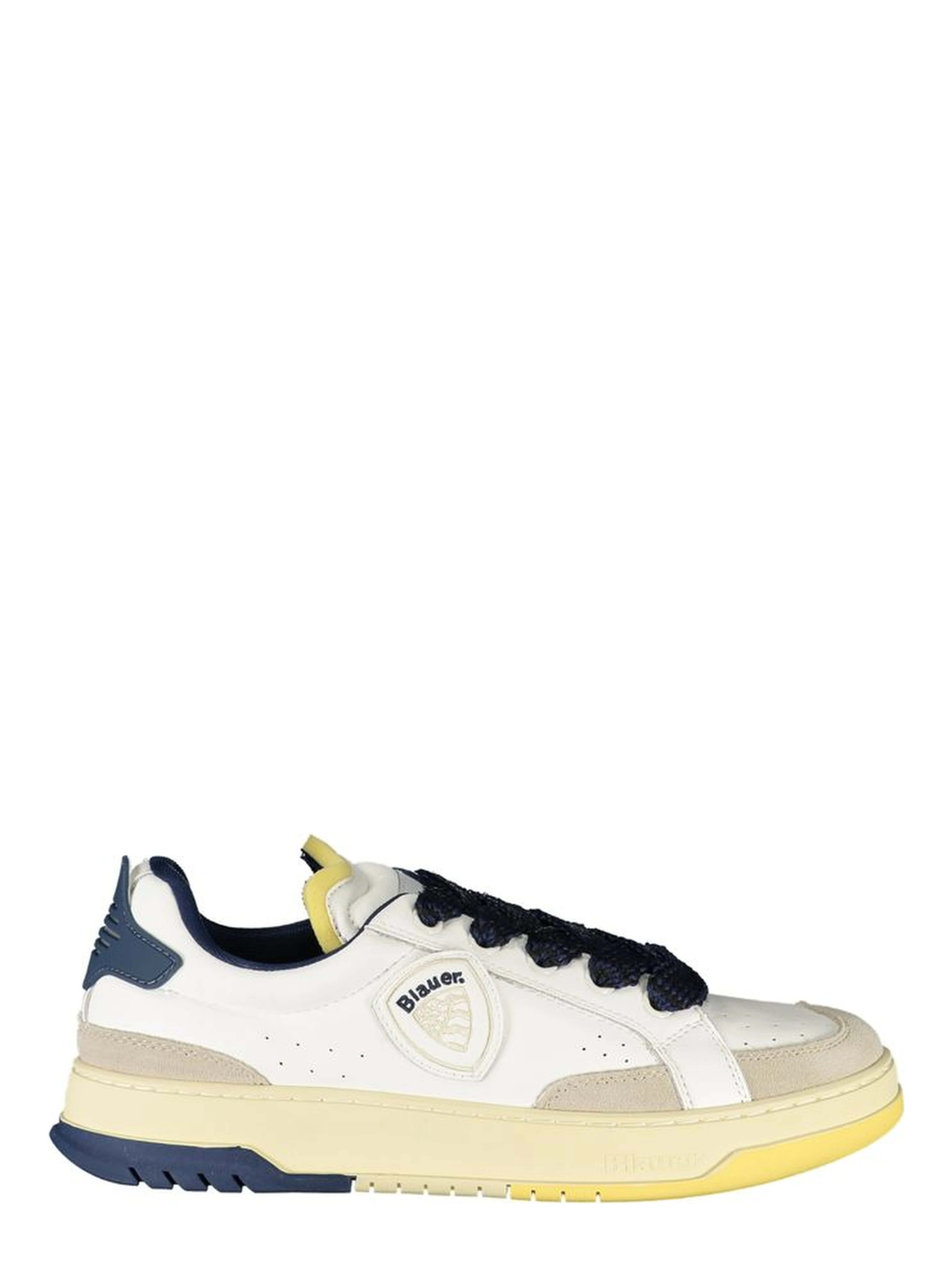 White Leather Men Sneaker