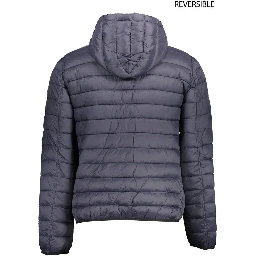 Blue Nylon Jackets & Coat