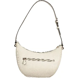 White Polyethylene Women Handbag