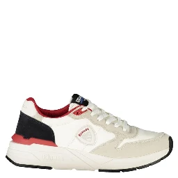 White Polyester Men Sneaker