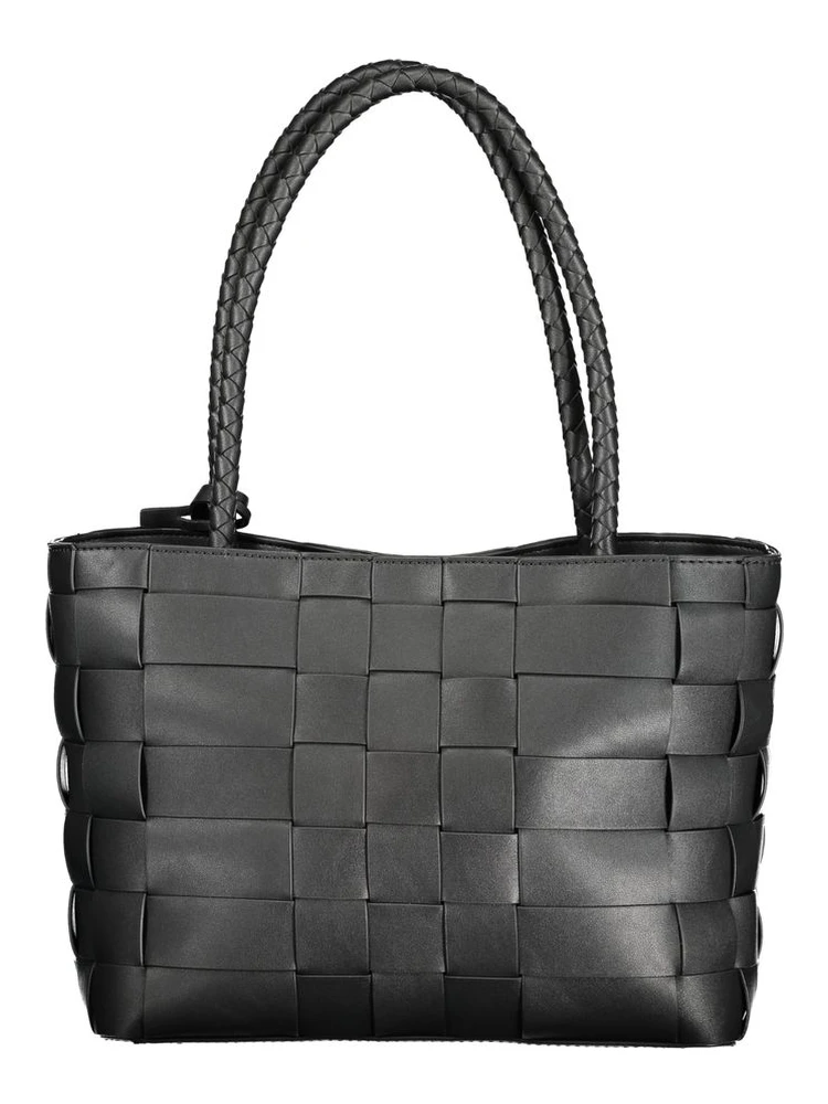 Black Polyethylene Women Handbag alternative