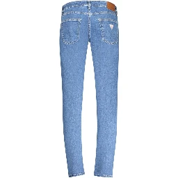 Blue Cotton Men's Jean
