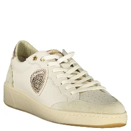 White Leather Women Sneaker