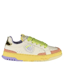 White Leather Women Sneaker