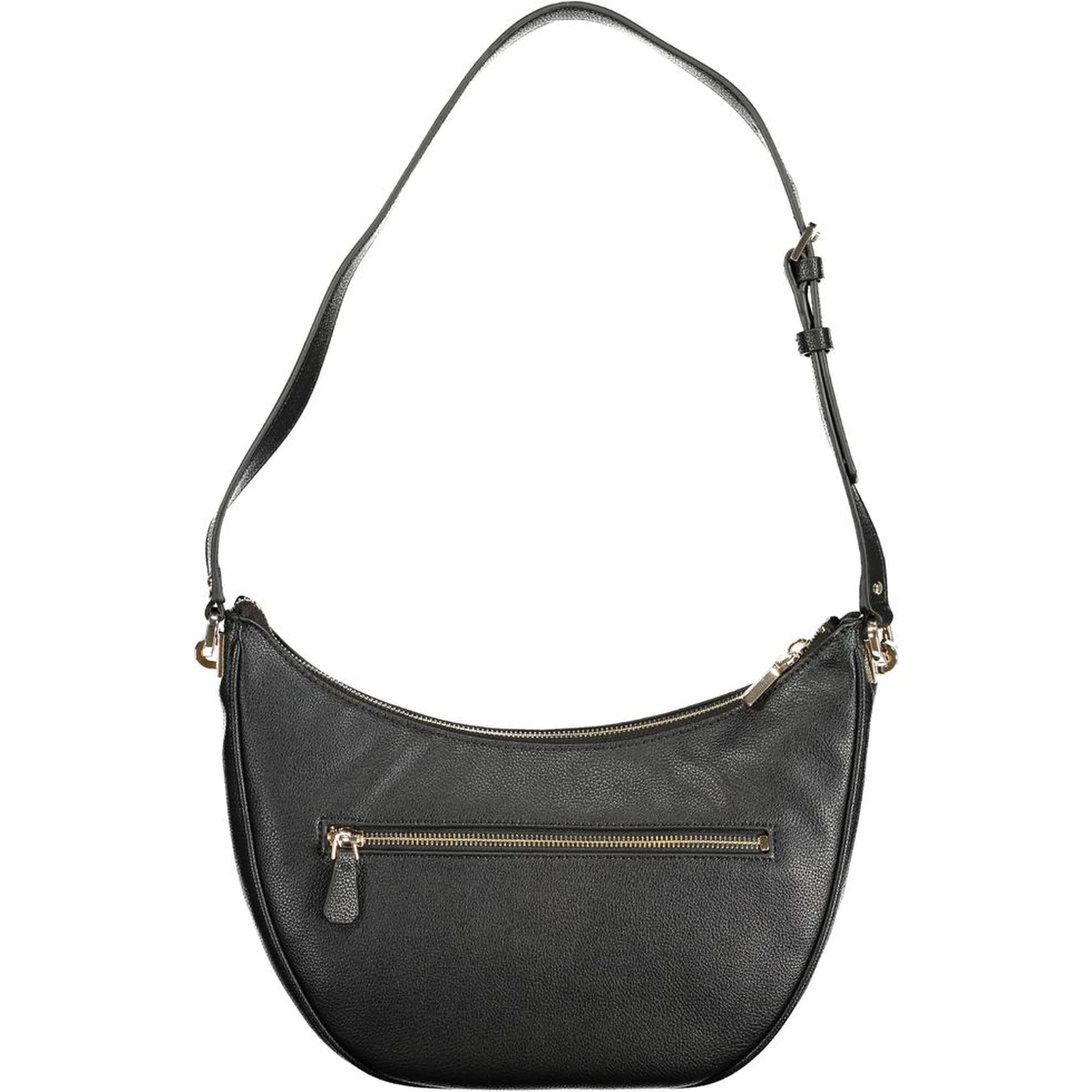 Black Polyethylene Women Handbag