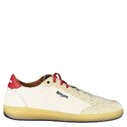 White Leather Men Sneaker