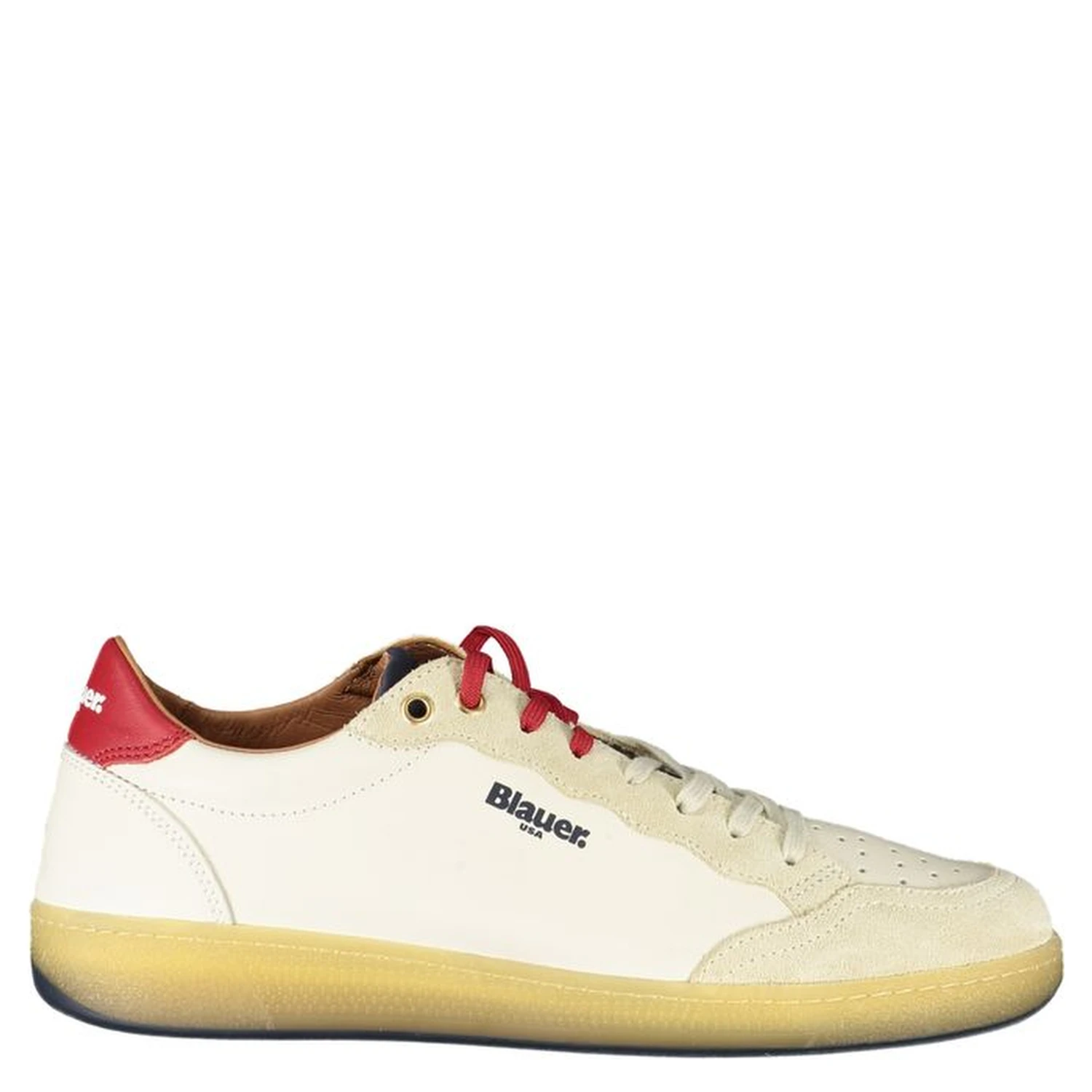 White Leather Men Sneaker