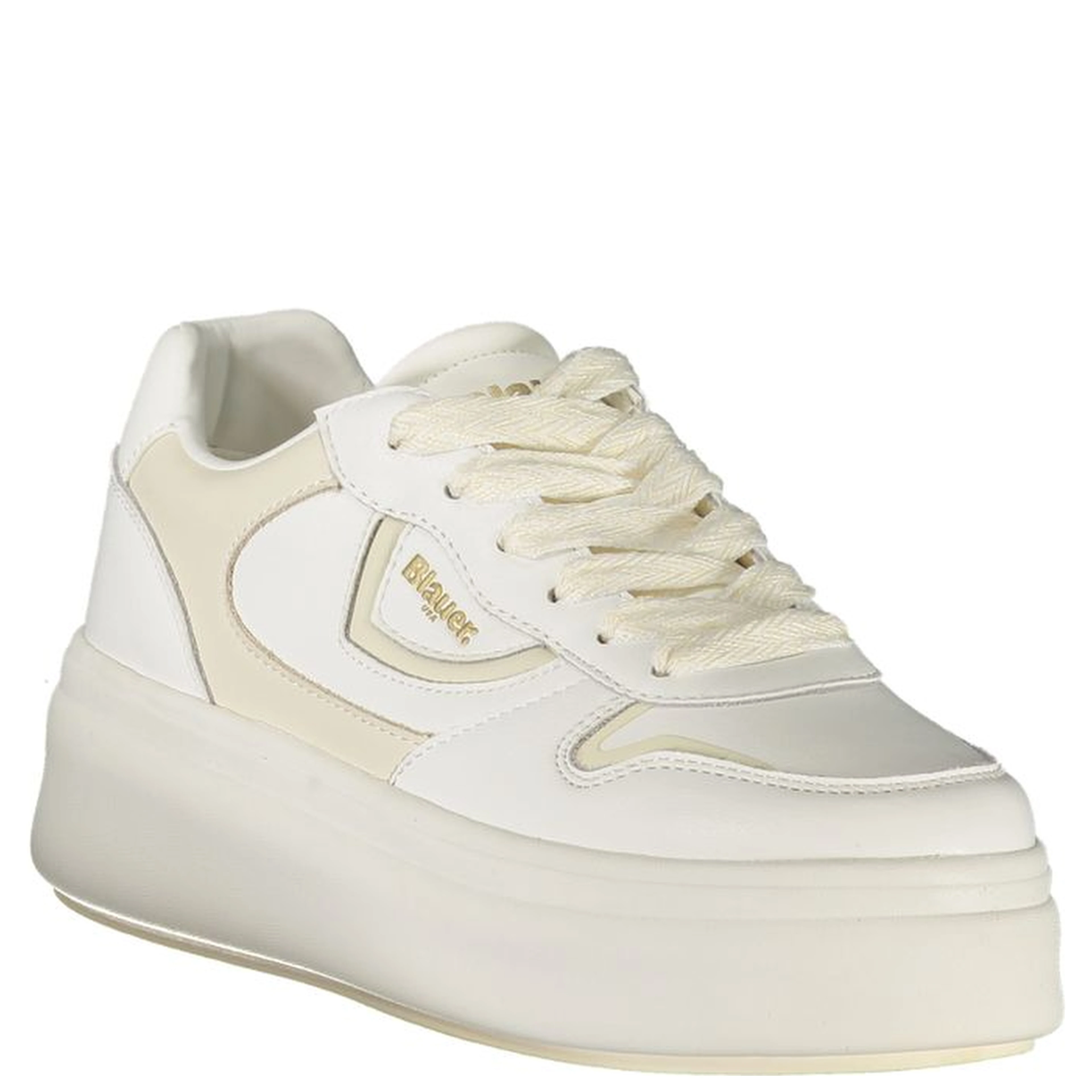 White Leather Women Sneaker