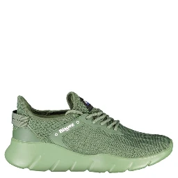 Green Polyester Men Sneaker