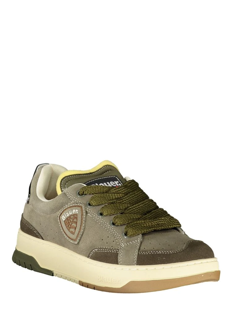Green Leather Men Sneaker alternative