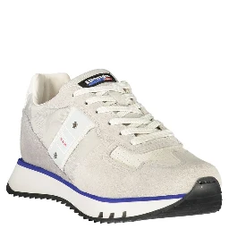 Gray Leather Men Sneaker