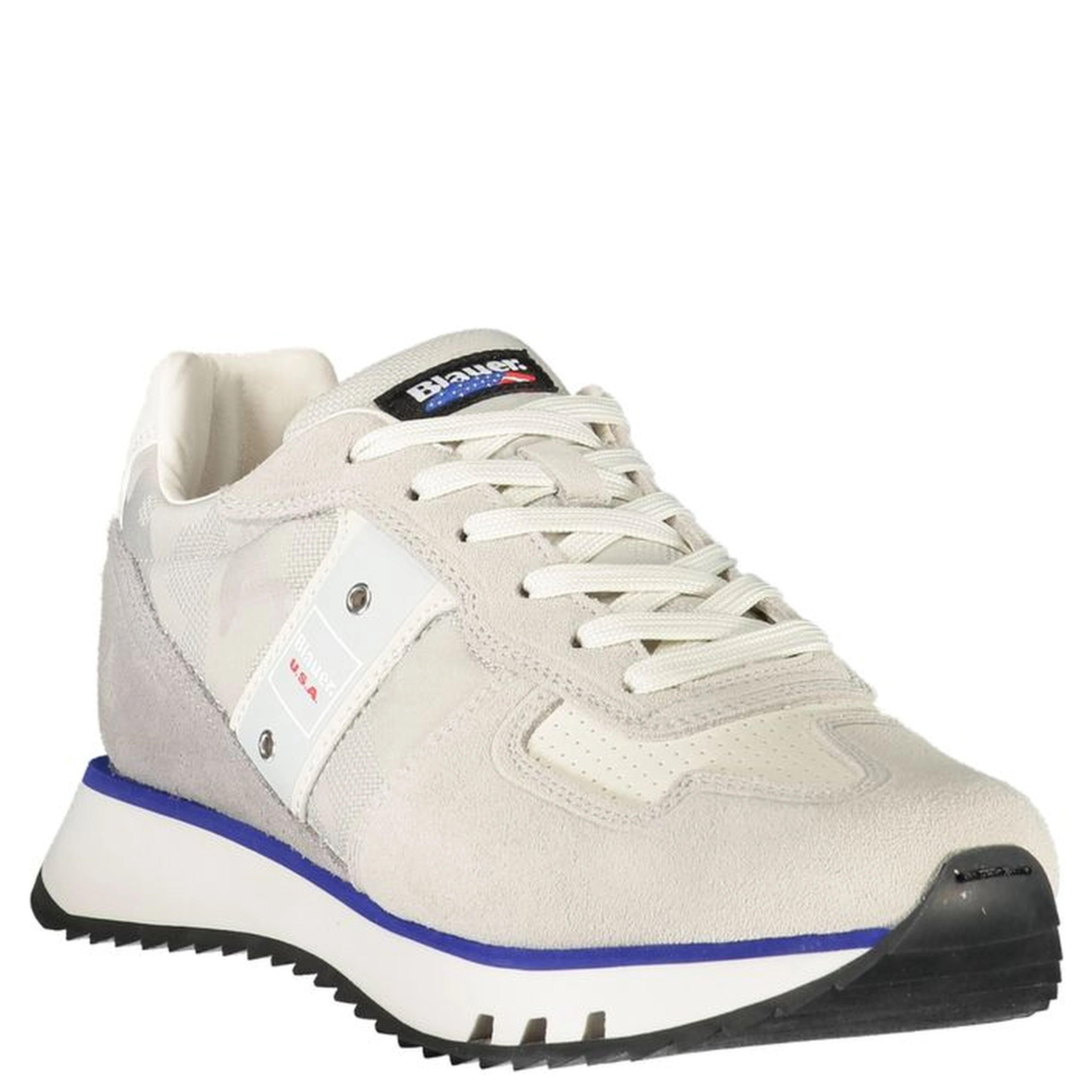 Gray Leather Men Sneaker