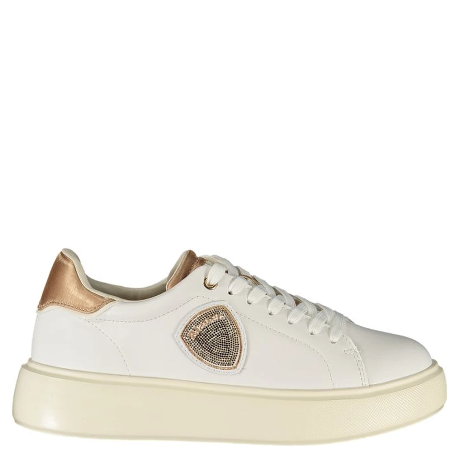 White Leather Women Sneaker