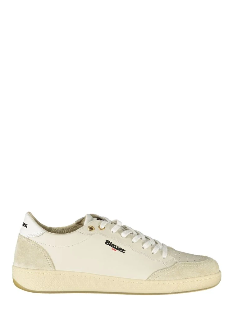 White Leather Men Sneaker