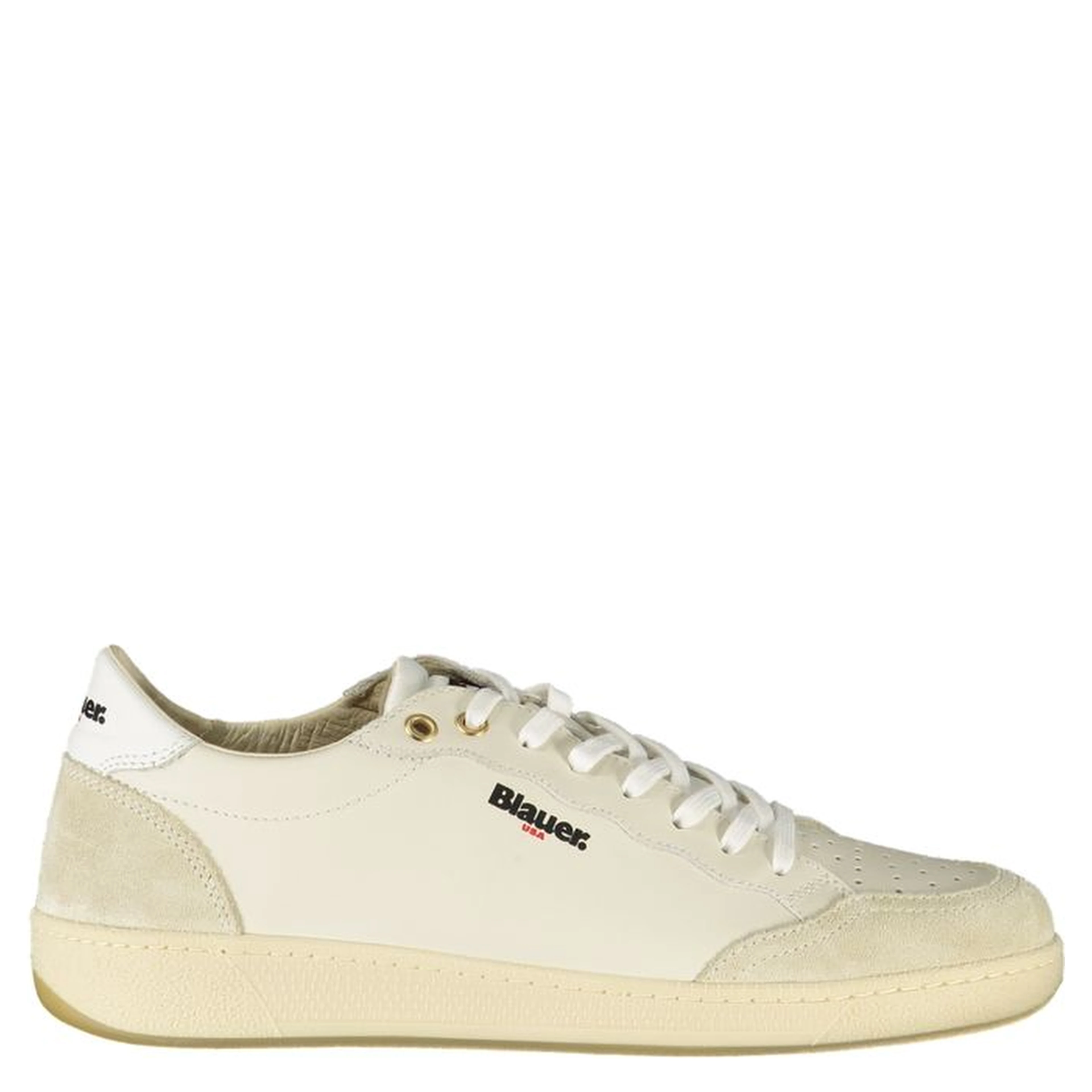 White Leather Men Sneaker